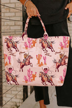 Load image into Gallery viewer, Color black Polka Dot Vinyl Glossy Tote Bag