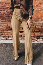 Load image into Gallery viewer, Parchment High Waist Full Length Regular Fit Pants