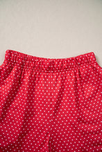 Load image into Gallery viewer, Red Plaid MERRY Holiday Long Sleeve Top and Shorts Set