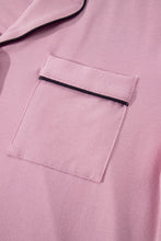 Load image into Gallery viewer, Delicacy Long Sleeve Colorblock Patchwork Two Piece Home Wear Lounge Set