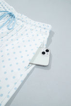 Load image into Gallery viewer, Khaki Polka Dot Patchwork Colorblock Long Sleeve Casual Two Piece Pants Set