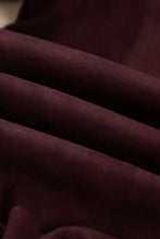 Load image into Gallery viewer, Chicory Coffee Solid Zip-up Metal Placket Collar Long Sleeve Jacket