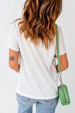 Load image into Gallery viewer, White YEE HAW State of  mind Cowgirl Graphic Western Fashion Tee