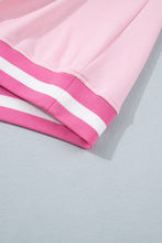 Load image into Gallery viewer, Pink Embroidered Tennis Club Crew Neck Pullover Sweatshirt