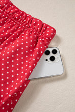 Load image into Gallery viewer, Red Plaid MERRY Holiday Long Sleeve Top and Shorts Set