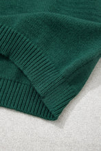 Load image into Gallery viewer, Evergreen High Neck Sleeveless Embroidered Knit Sweater Vest