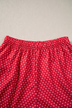 Load image into Gallery viewer, Red Plaid MERRY Holiday Long Sleeve Top and Shorts Set