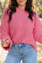 Load image into Gallery viewer, Peach Blossom Drop Shoulder Long Sleeve Knit Regular Fit Sweater