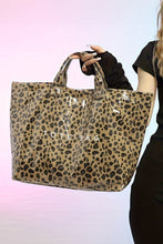 Load image into Gallery viewer, Brown Leopard PU Leather Water Proof Tote Bag