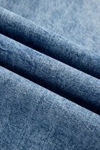 Load image into Gallery viewer, Sail Blue Acid Wash Pocket Detail Flare Jeans