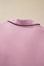 Load image into Gallery viewer, Delicacy Long Sleeve Colorblock Patchwork Two Piece Home Wear Lounge Set