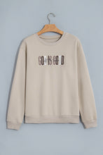 Load image into Gallery viewer, Jet Stream GOD IS GOOD Western Embroidered Letter Crewneck Pullover Sweatshirt