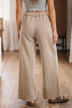 Load image into Gallery viewer, Ashleigh Blue Mineral Wash Drawstring Retro High Waist Wide Leg Western Pants