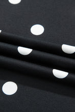 Load image into Gallery viewer, Red Polka Dot Raw Hem Relaxed Pullover Loose Skort Two Piece Set