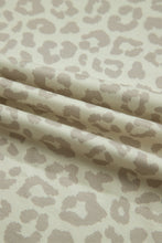 Load image into Gallery viewer, Pink Leopard Print Varsity Striped Detail 3/4 Sleeve Top Shift Pant Set