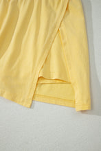 Load image into Gallery viewer, Myosotis 2 Pieces Mineral Wash Cotton Tank Top Lined Split Skort Set