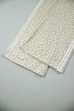 Load image into Gallery viewer, Pink Leopard Print Varsity Striped Detail 3/4 Sleeve Top Shift Pant Set