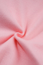 Load image into Gallery viewer, Light Pink High Neck Exposed Seam Drop Shoulder Baggy Pullover Short Set