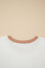Load image into Gallery viewer, Apricot Bowknot Applique Plus Size Ribbed Top