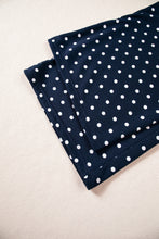 Load image into Gallery viewer, Red Polka Dot Drawstring Wide Leg Long Sleeve Top Pant Set