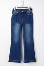 Load image into Gallery viewer, Sail Blue Western Stitch Patched Pocket Bootcut Jeans
