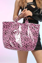 Load image into Gallery viewer, Brown Leopard PU Leather Water Proof Tote Bag