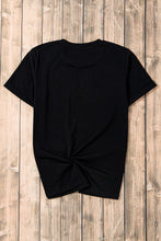Load image into Gallery viewer, Black Always Keep Growing Butterfly Flower Crewneck Graphic Tee