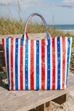 Load image into Gallery viewer, Color black Polka Dot Vinyl Glossy Tote Bag
