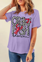 Load image into Gallery viewer, Wisteria Craw Fish Season Graphic Short Sleeve Top