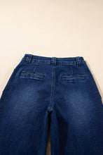 Load image into Gallery viewer, Dirty blue Daily Fashion Straight Leg Mid-rise Shift Jeans