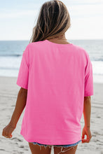Load image into Gallery viewer, Bright Pink MAMA Letter Graphic Neon T Shirt