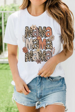Load image into Gallery viewer, White Floral Leopard MaMa Graphic Mothers Day T Shirt