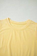 Load image into Gallery viewer, Myosotis 2 Pieces Mineral Wash Cotton Tank Top Lined Split Skort Set