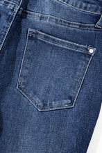 Load image into Gallery viewer, Sail Blue Mineral Wash Raw Hem High Waist Flared Jeans