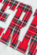 Load image into Gallery viewer, Red Plaid MERRY Holiday Long Sleeve Top and Shorts Set