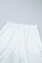 Load image into Gallery viewer, Khaki Polka Dot Patchwork Colorblock Long Sleeve Casual Two Piece Pants Set
