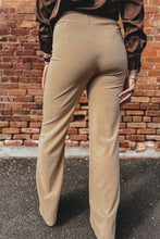 Load image into Gallery viewer, Parchment High Waist Full Length Regular Fit Pants