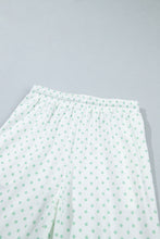 Load image into Gallery viewer, Khaki Polka Dot Patchwork Colorblock Long Sleeve Casual Two Piece Pants Set