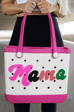 Load image into Gallery viewer, Rose Red mama Print Self-assembly Straps Hollowed EVA Beach Bag