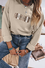 Load image into Gallery viewer, Jet Stream GOD IS GOOD Western Embroidered Letter Crewneck Pullover Sweatshirt