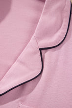 Load image into Gallery viewer, Delicacy Long Sleeve Colorblock Patchwork Two Piece Home Wear Lounge Set