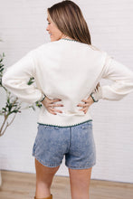 Load image into Gallery viewer, Beige Stitched Detail Christmas Tree Holiday Casual Sweater