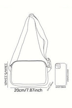 Load image into Gallery viewer, Bonbon Valentines Day Printed Canvas Crossbody Bag