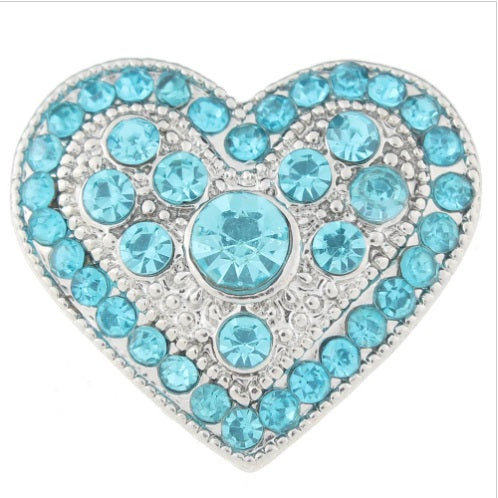 20 MM Rhinestone Heart