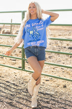 Load image into Gallery viewer, Sky Blue Rodeo Forever Western Graphic Tee