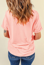Load image into Gallery viewer, Pink Preppy Retro Checkered Coquette Teach Graphic T-Shirt