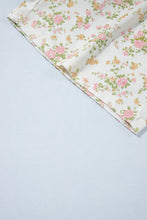 Load image into Gallery viewer, Beige Floral Print Long Sleeve Shift Top Pocketed Shorts 2pcs Set