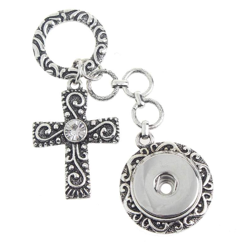 18 or 20 Snap Cross Key Chain