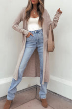 Load image into Gallery viewer, Dirty blue Solid Color Long Sleeve Casual Tunic Shift Cardigan