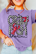 Load image into Gallery viewer, Wisteria Craw Fish Season Graphic Short Sleeve Top